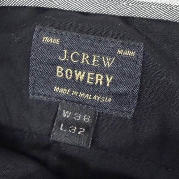 J Crew Bowery Slim Fit Mens Light Gray Cotton Dress Pants W36 L32 - Picture 4 of 11